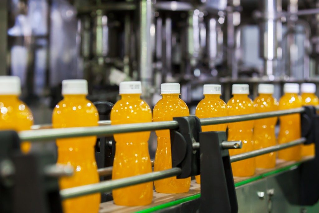 Bottled juice factory